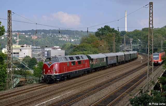 Fahrt zu Rhein in Flammen am 13.09.2014 - Wuppertal, Foto: Phillip Jurke